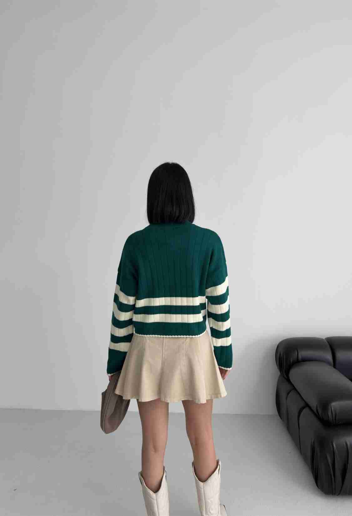 Green Casual Western Sweater - Brand: My Fashion - Women & Kids, Baby Clothes Wholesale - TheBS Women