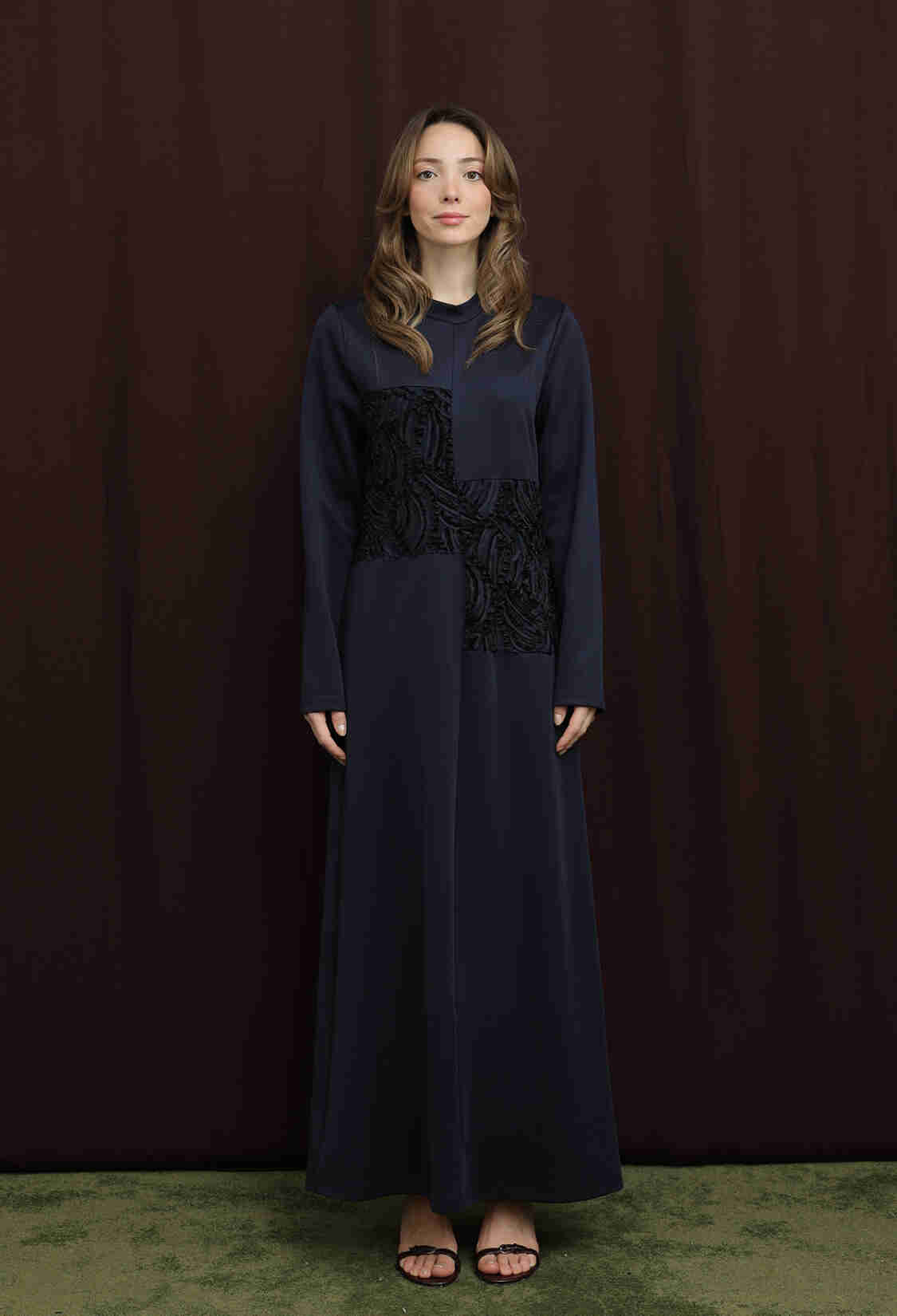 NavyModest Elegant Formal Dress - Brand: Puane - Women & Kids, Baby Clothes Wholesale - TheBS Women