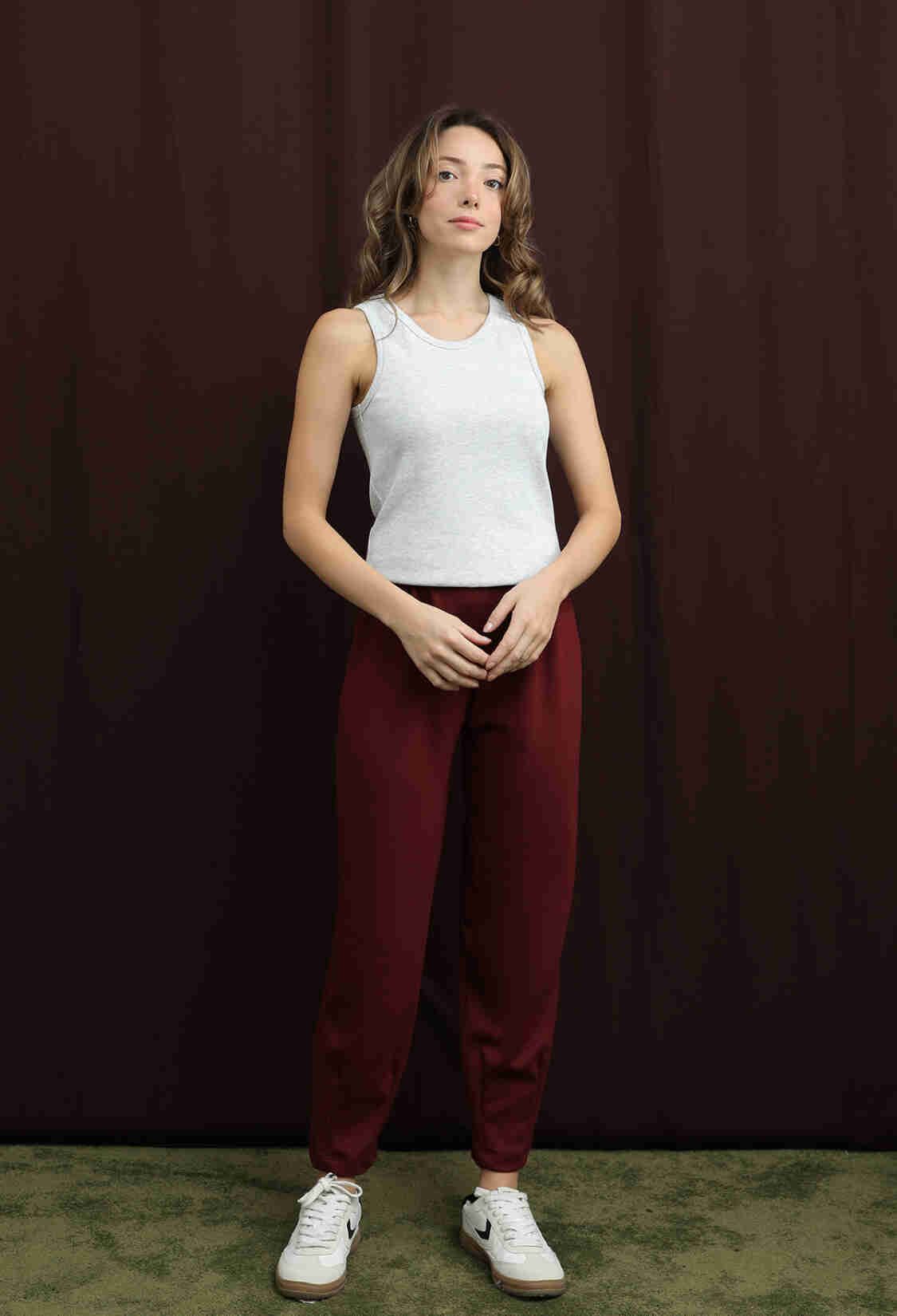 Claret Red Casual Sport Jogger Pants - Brand: Puane - Women & Kids, Baby Clothes Wholesale - TheBS Women