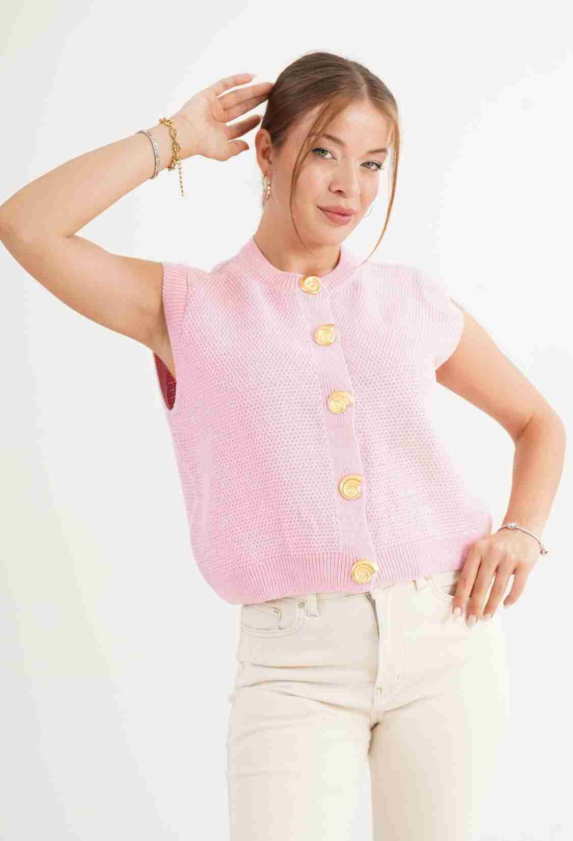 Casual Preppy Cute Vintage Elegant Retro Cardigan - Brand: Lustrin - Women & Kids, Baby Clothes Wholesale - TheBS Women