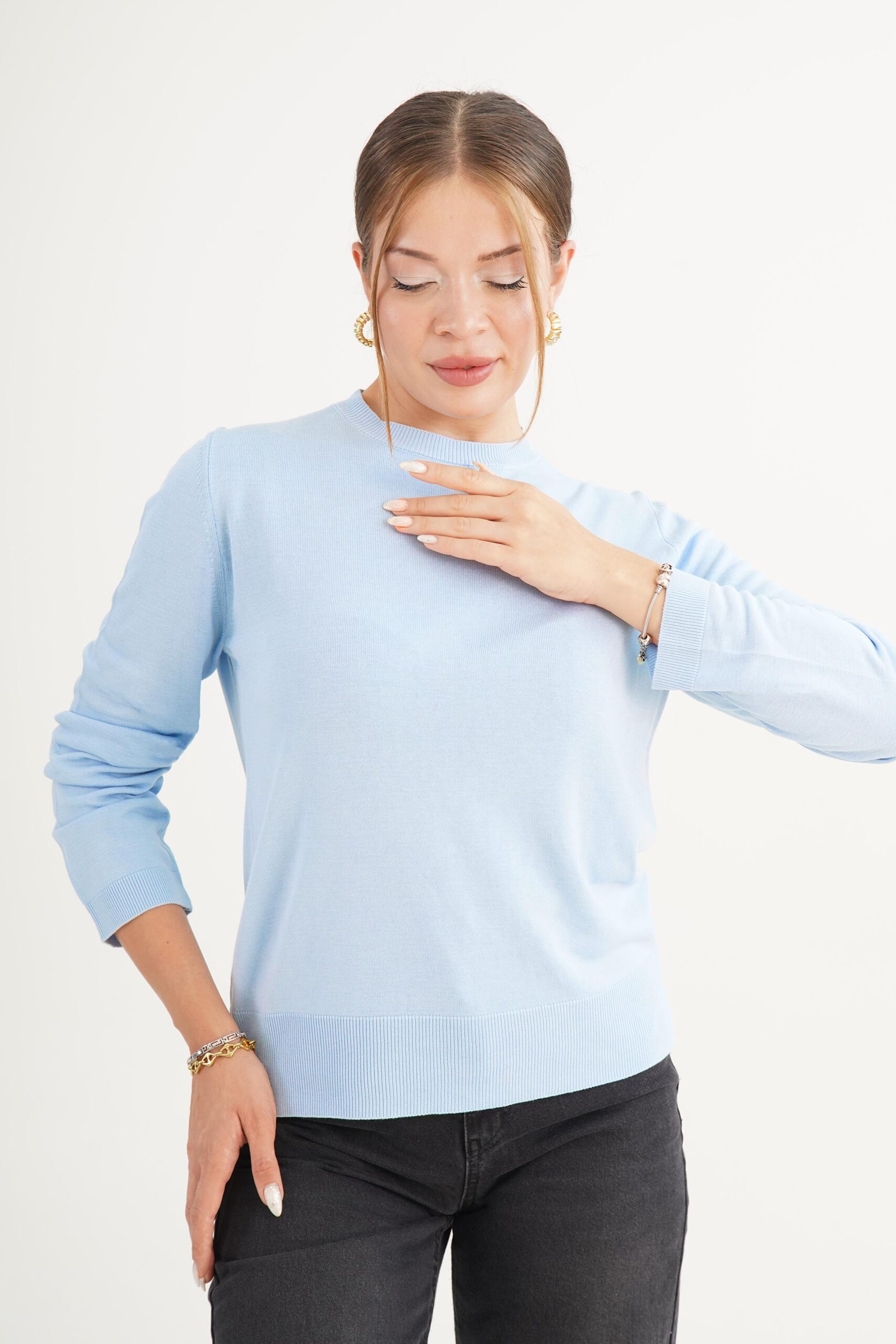 Casual Elegant Sweater - Brand: Lustrin - Women & Kids, Baby Clothes Wholesale - TheBS Women