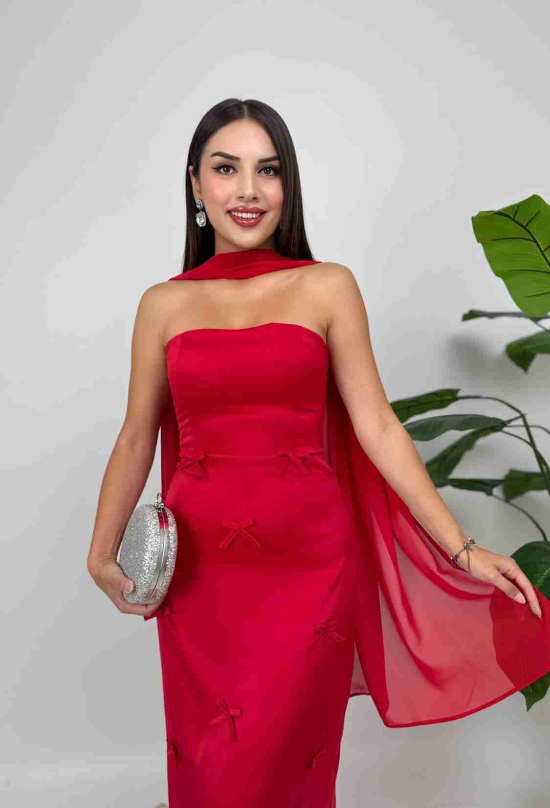 Elegant Strapless Floor Length Bodycon Dress - Brand: Miss Janell - Women & Kids, Baby Clothes Wholesale - TheBS Women