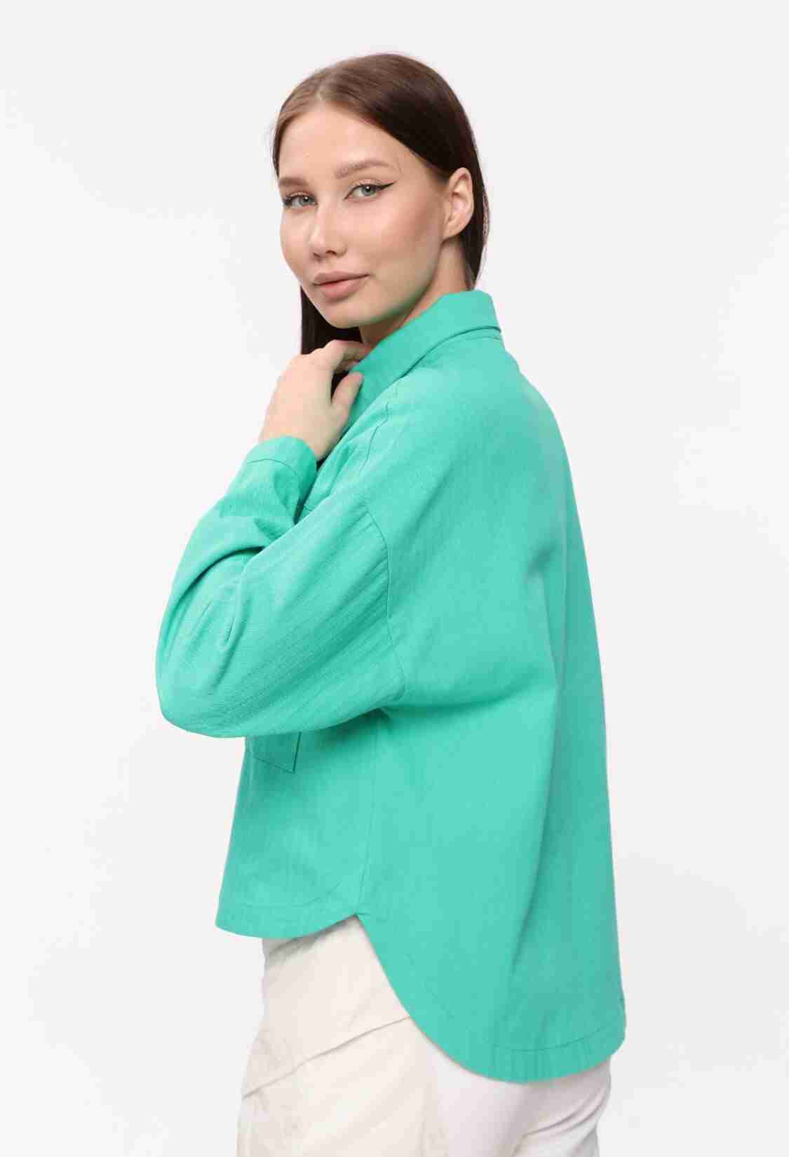 Gabardine Long Sleeve Shirt Collar Loose Fit Women's Jacket - Brand: Ilia - Women & Kids, Baby Clothes Wholesale - TheBS Women